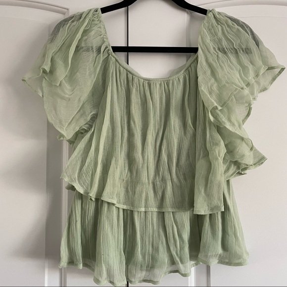Tulle ruffle top - Picture 1 of 10